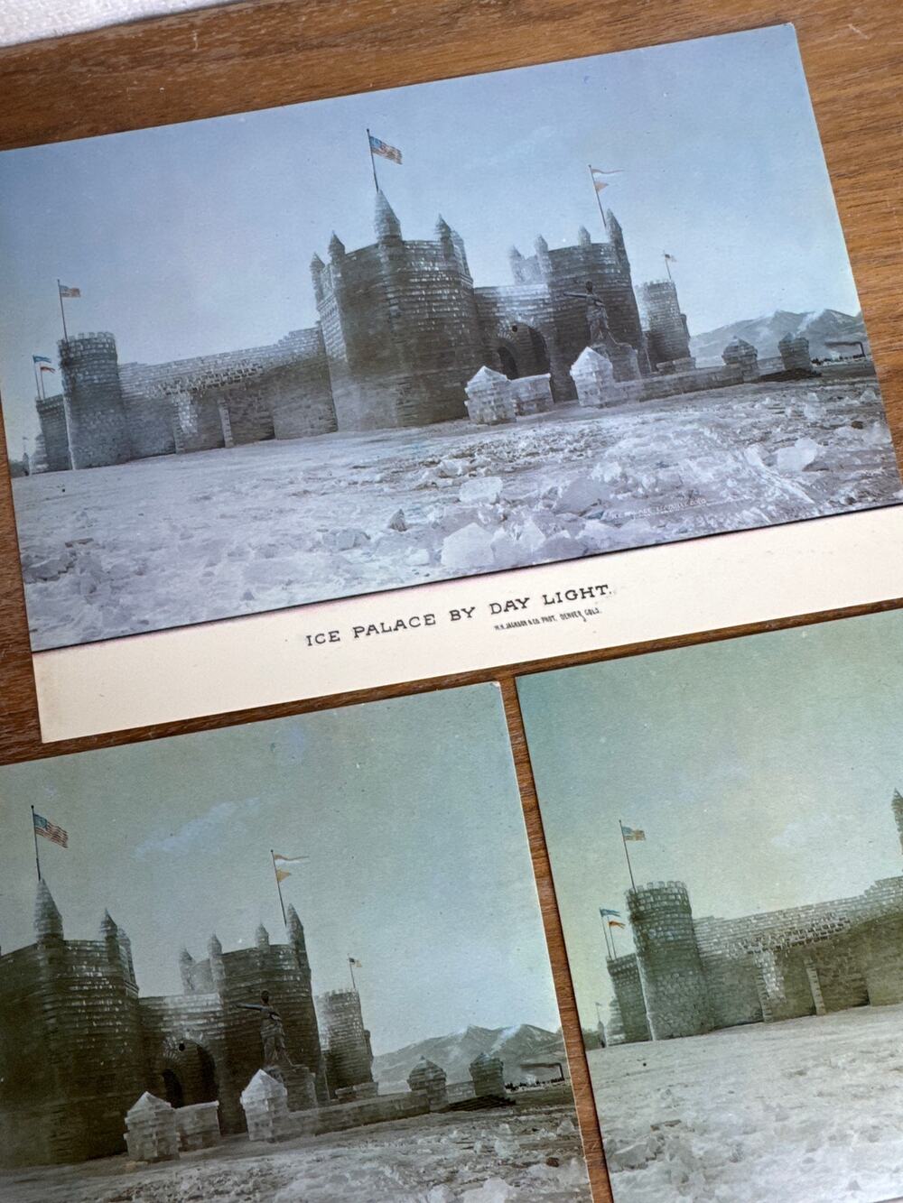 Ice Palace Leadville Colorado Postcard Lot 5 Unposted Built in 1895 Vintage CO